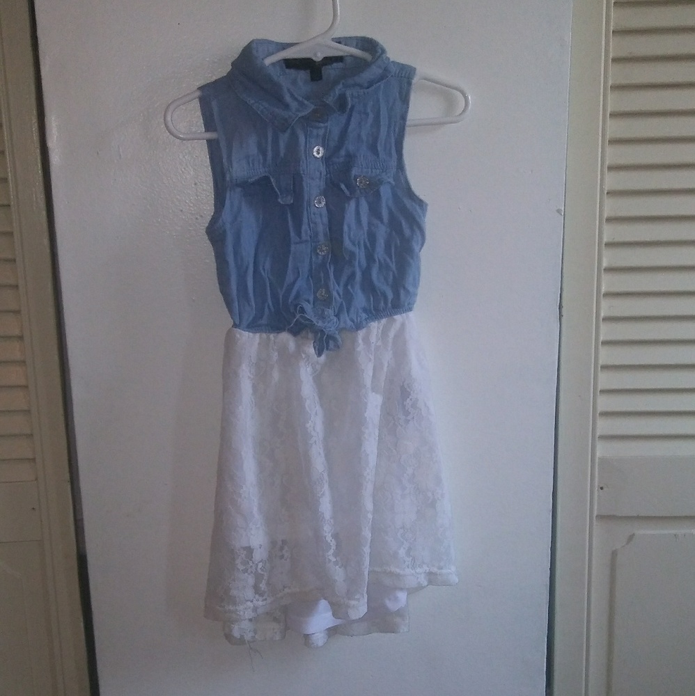 Chillipop Chambray Dress 3T